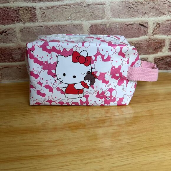 Hello Kitty Handbags - 471 HelloKitty Portable Handheld Organizer Cosmetic Bag